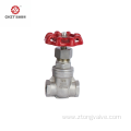 Stem gate valve for fluid